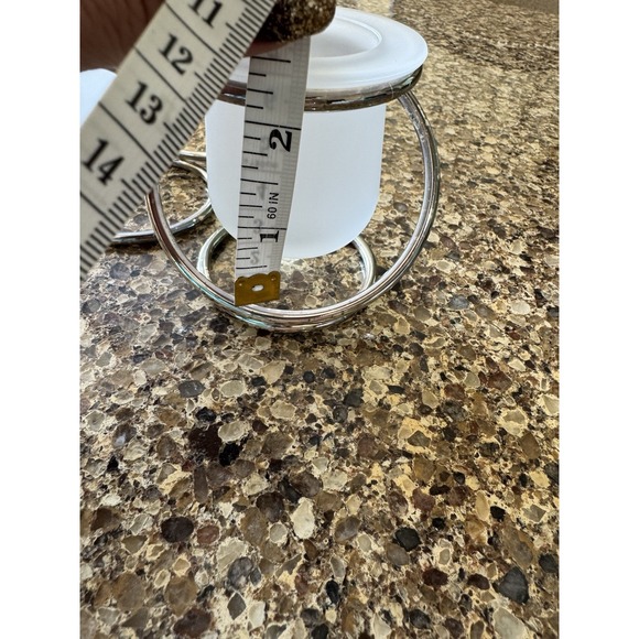 PartyLite Silver Plated Interlocking Gemini Candle Holders P7207 - Picture 9 of 12